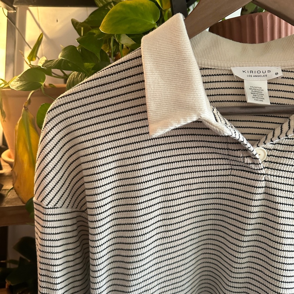 Kirious Los Angeles Striped Polo Shirt